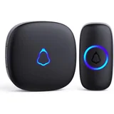 Black, 1 button + 1 receiver