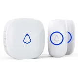 White, 2 buttons + 1 receiver
