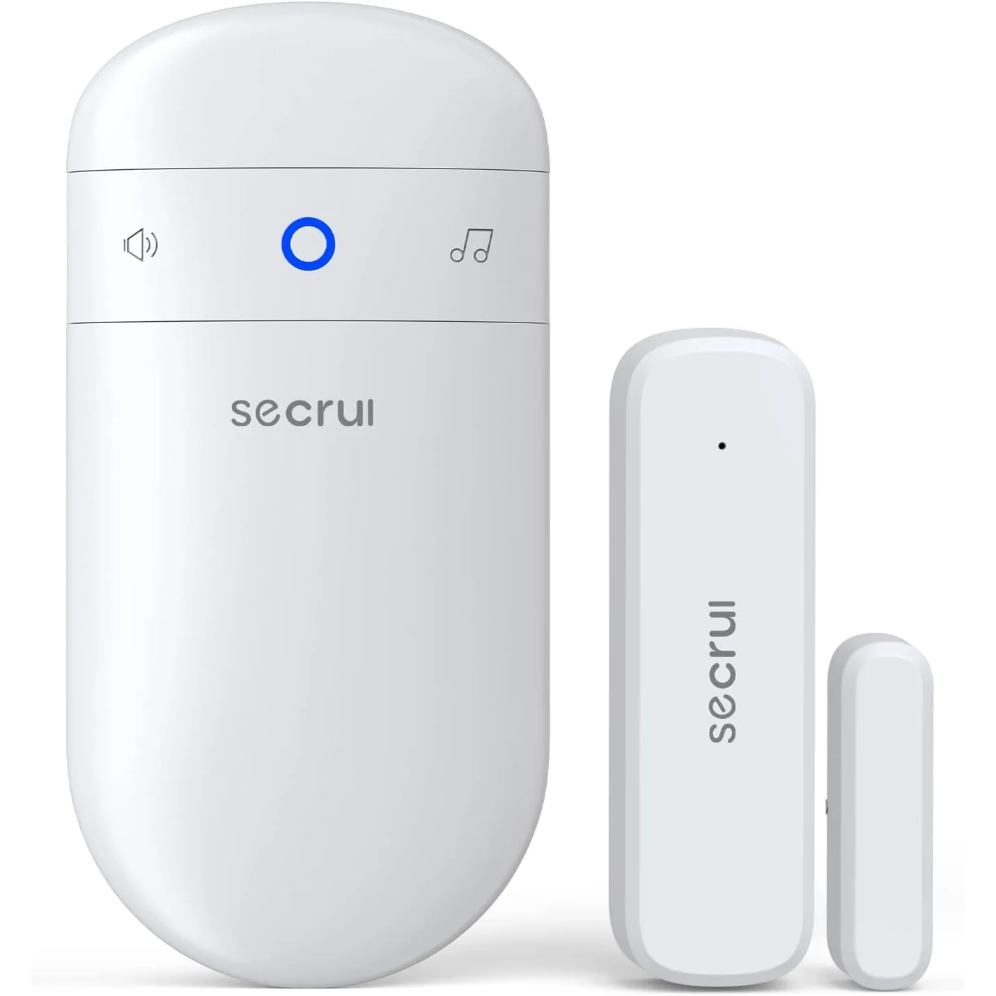 SECRUI Capsule Door Open Chime, white, 1 sensor + 1 receiver